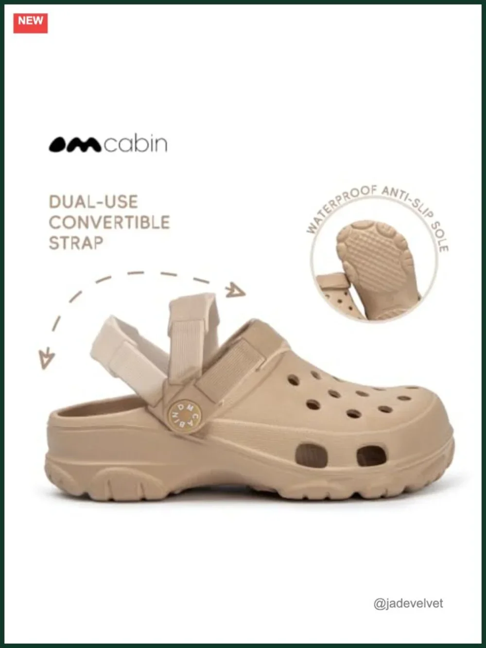 Lightweight EVA Clogs for Kids, Slip On with Heel Strap, Breathable Water